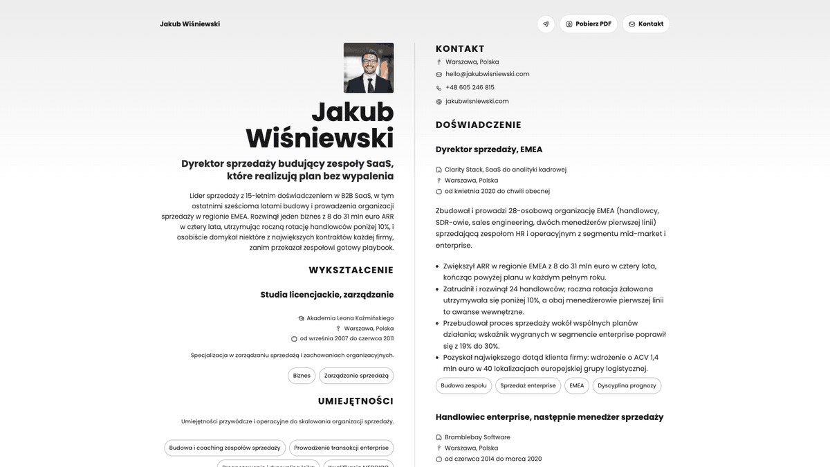 Amber online resume example