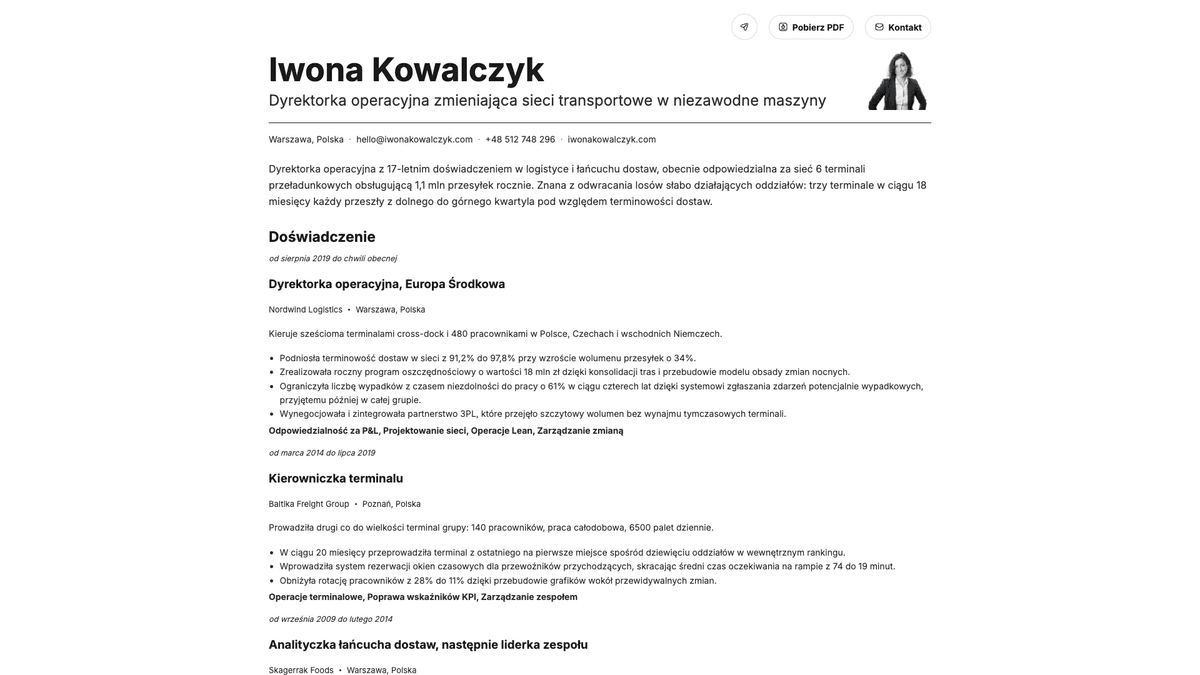Nickel online resume example