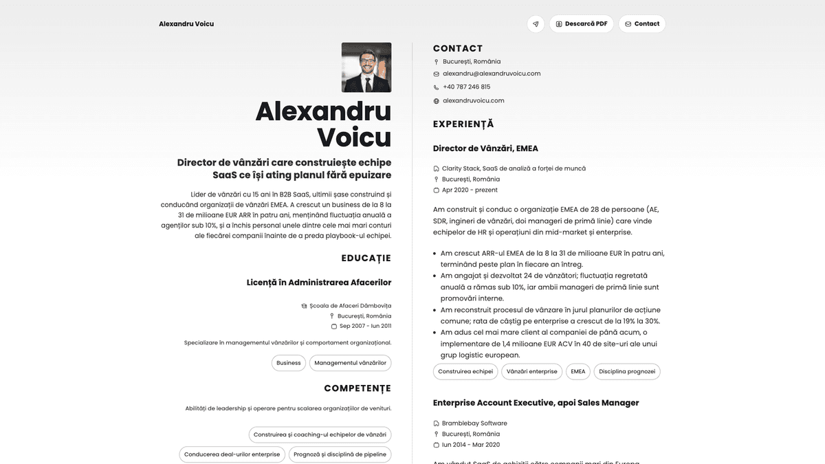 Amber online resume example