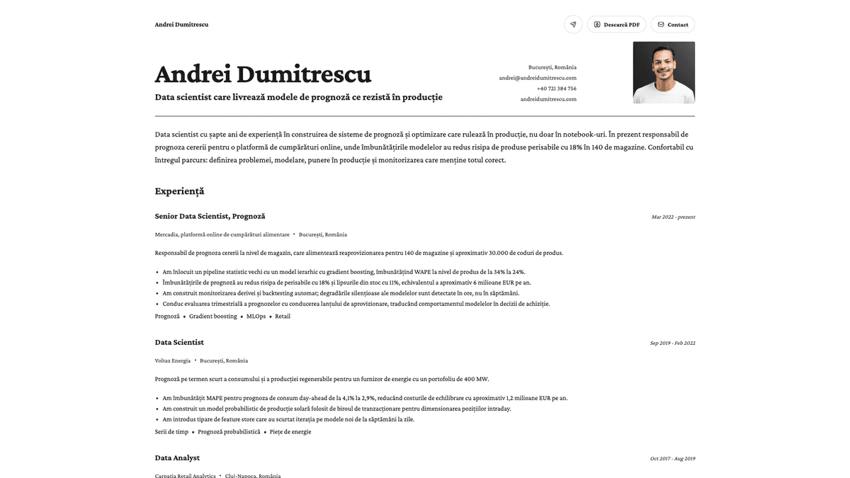 Cobalt online resume example