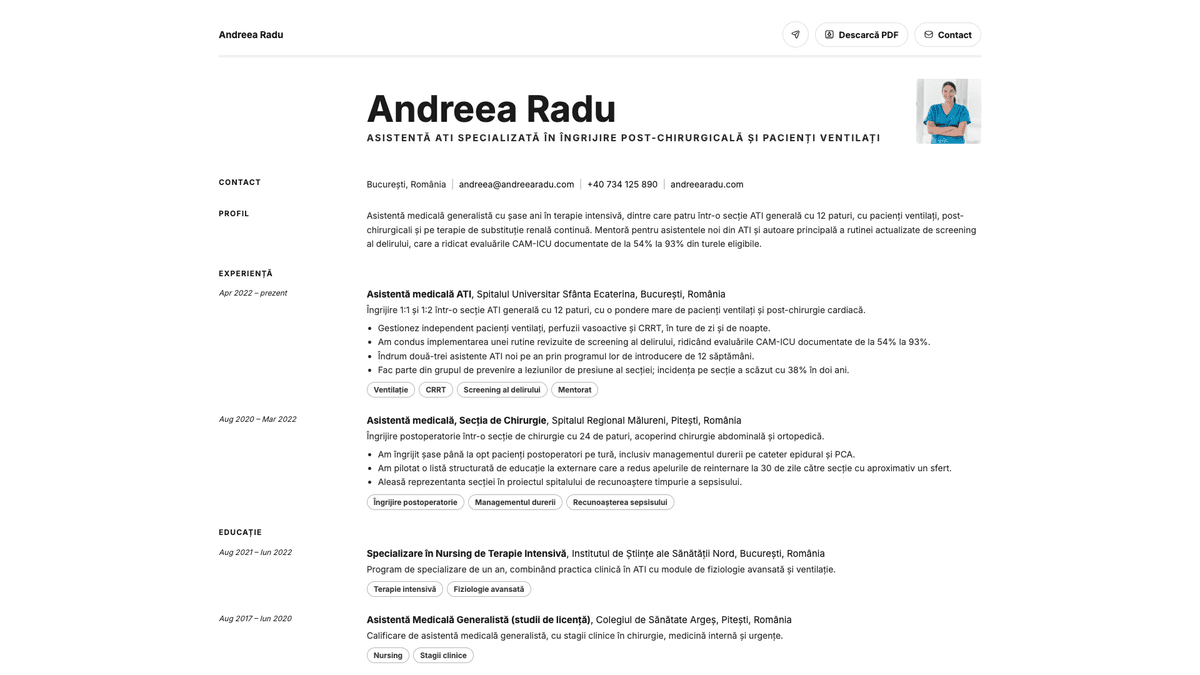 Ivory online resume example