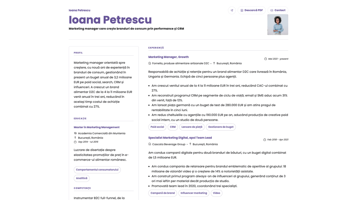 Opal online resume example
