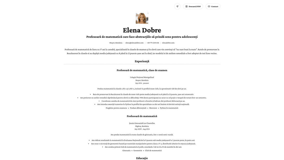 Topaz online resume example