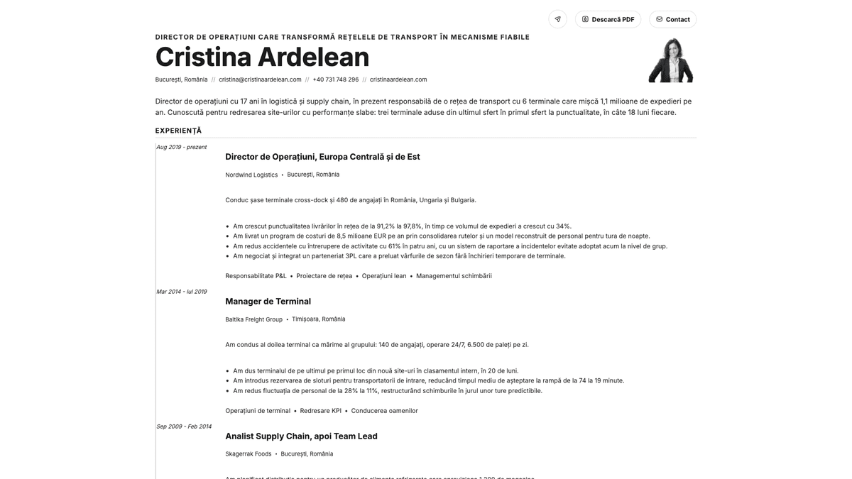 Zinc online resume example