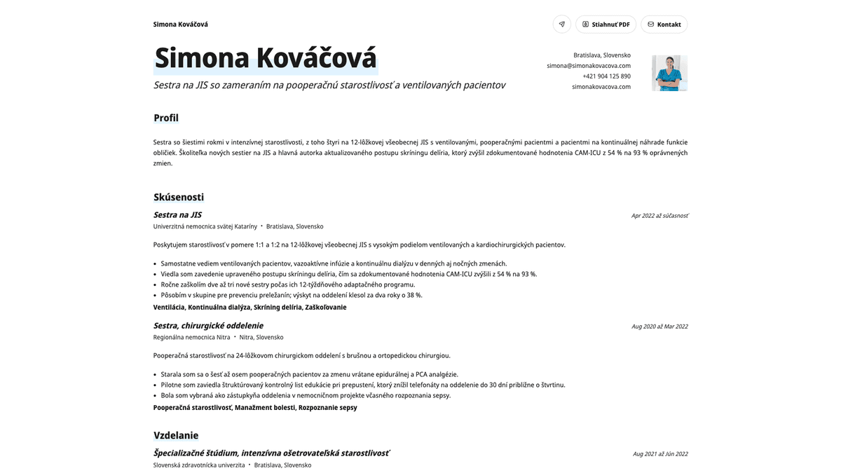 Copper online resume example