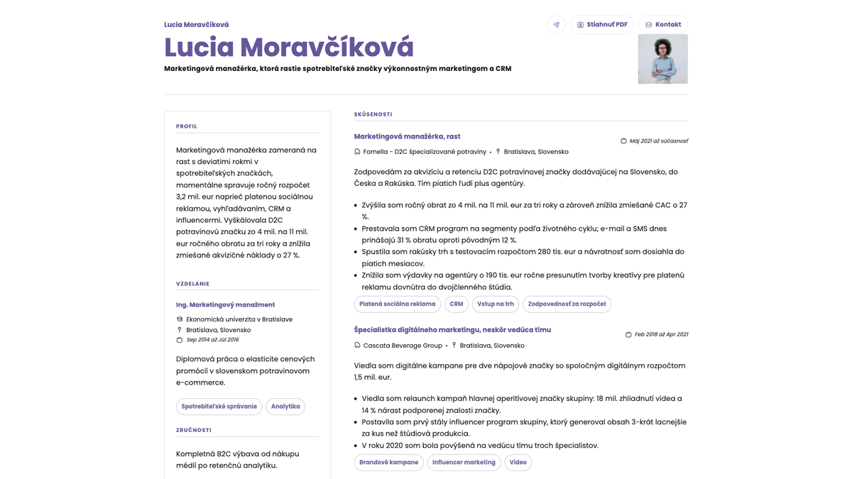 Opal online resume example