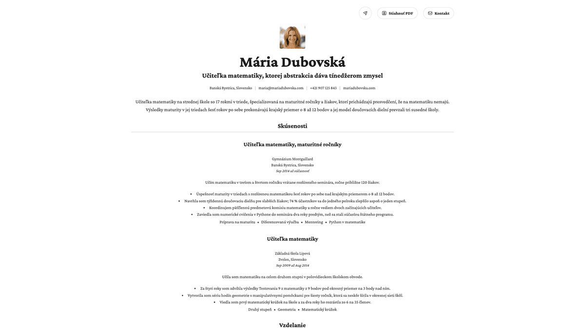 Topaz online resume example