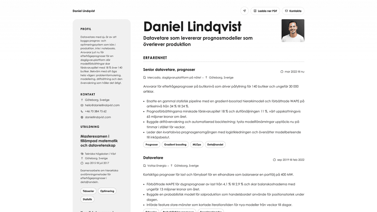 Aurum online resume example