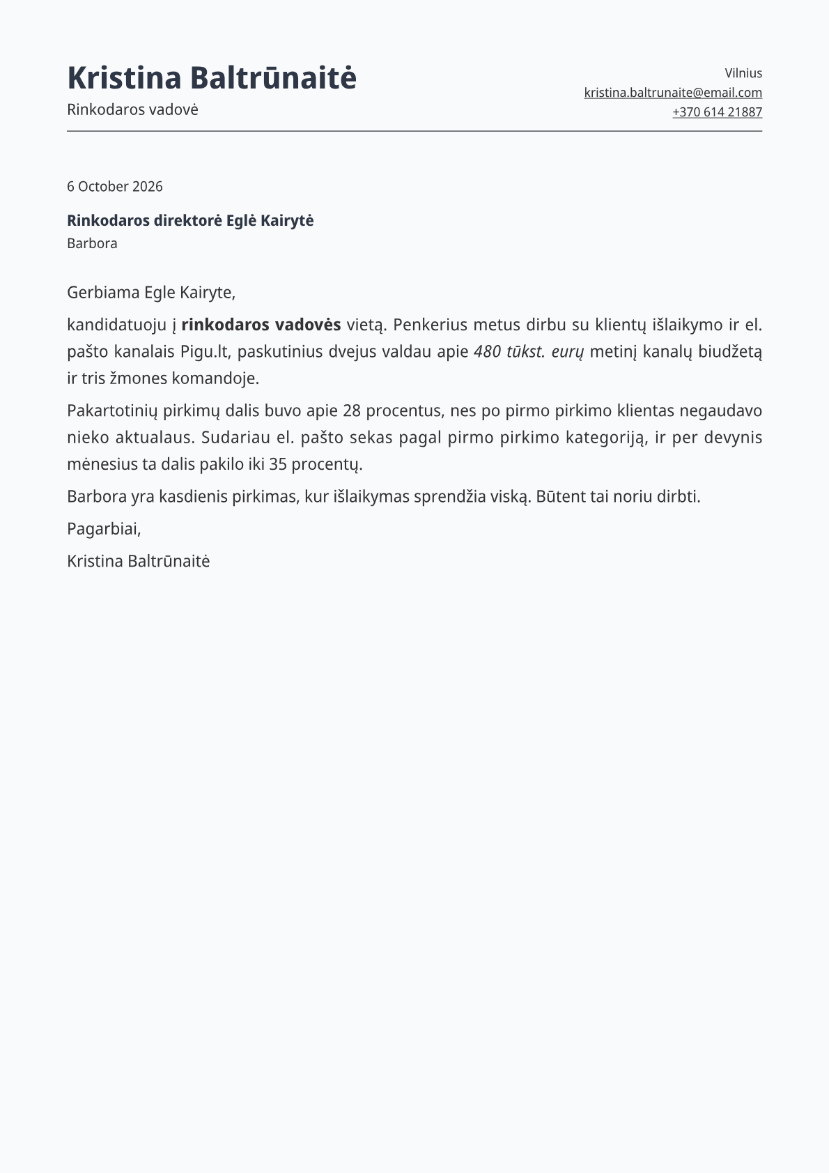 Cobalt cover letter template preview